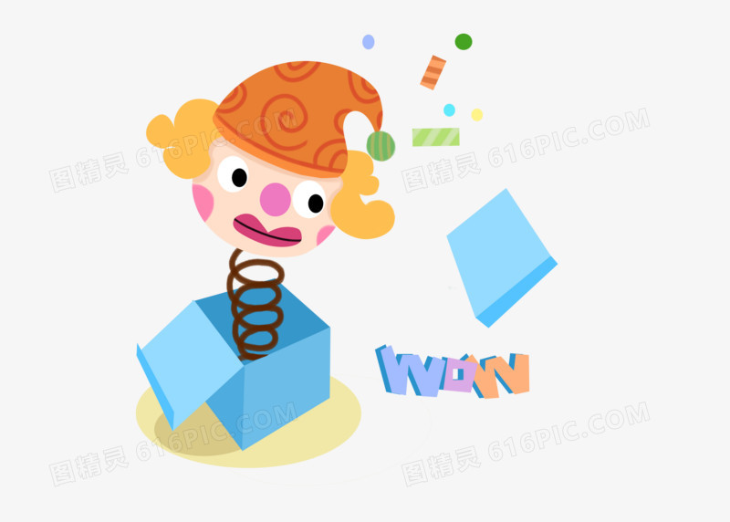 可爱蠢萌小丑恶作剧