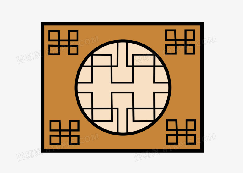 中国元素屏风手绘