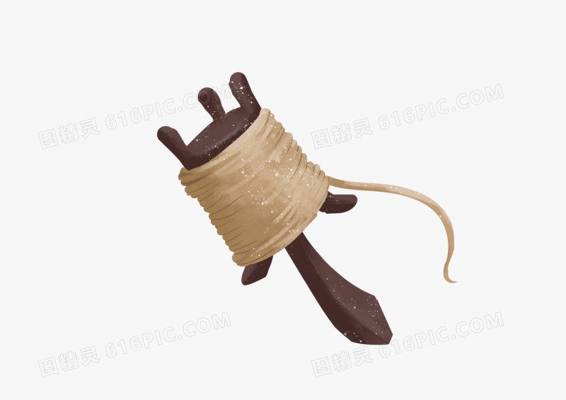 手绘卡通小清晰风筝线小元素