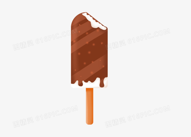 夏至将至手绘素材雪糕