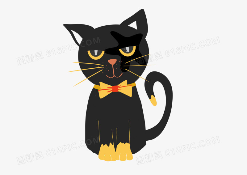 卡通动物简约猫咪