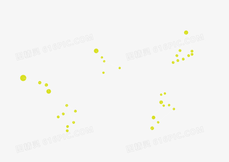 星座太空手绘矢量图元素
