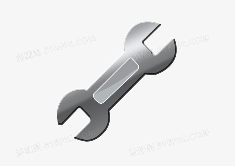 手绘卡通金属工具扳手