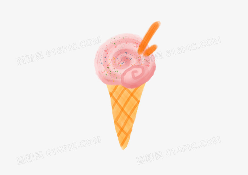 卡通简约可爱小甜点