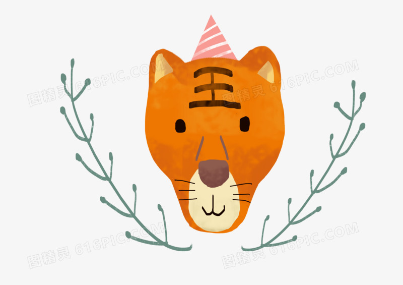 可爱马戏团l老虎素材