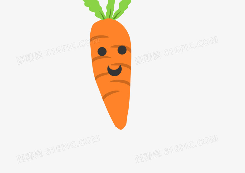 儿童节主题蔬菜小胡萝卜