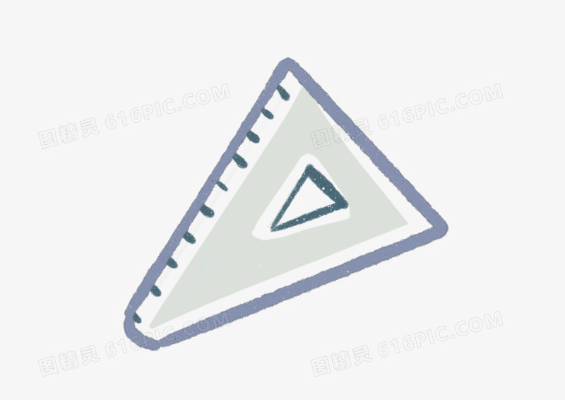 卡通简约工具尺子
