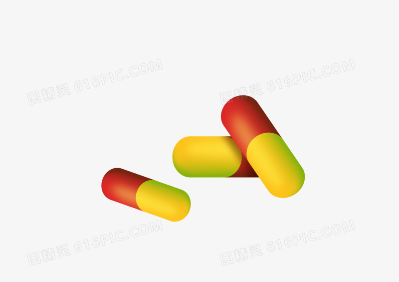 手绘卡通劳动节几颗胶囊