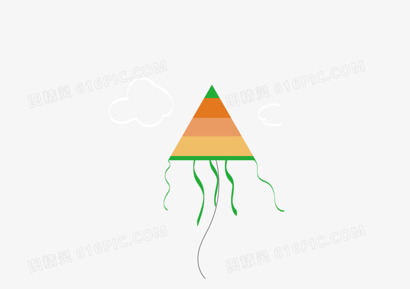 风筝矢量图素材图标