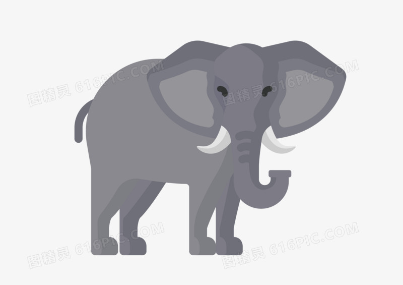 大象插画矢量元素