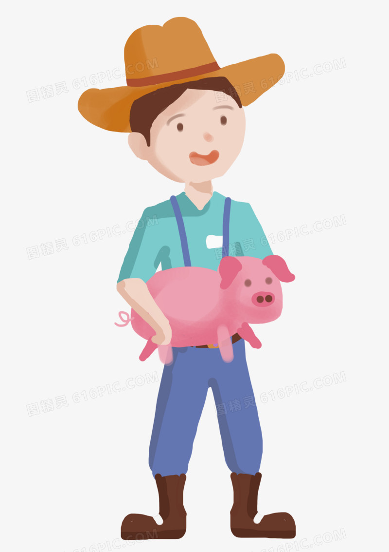 免扣元素劳动人物