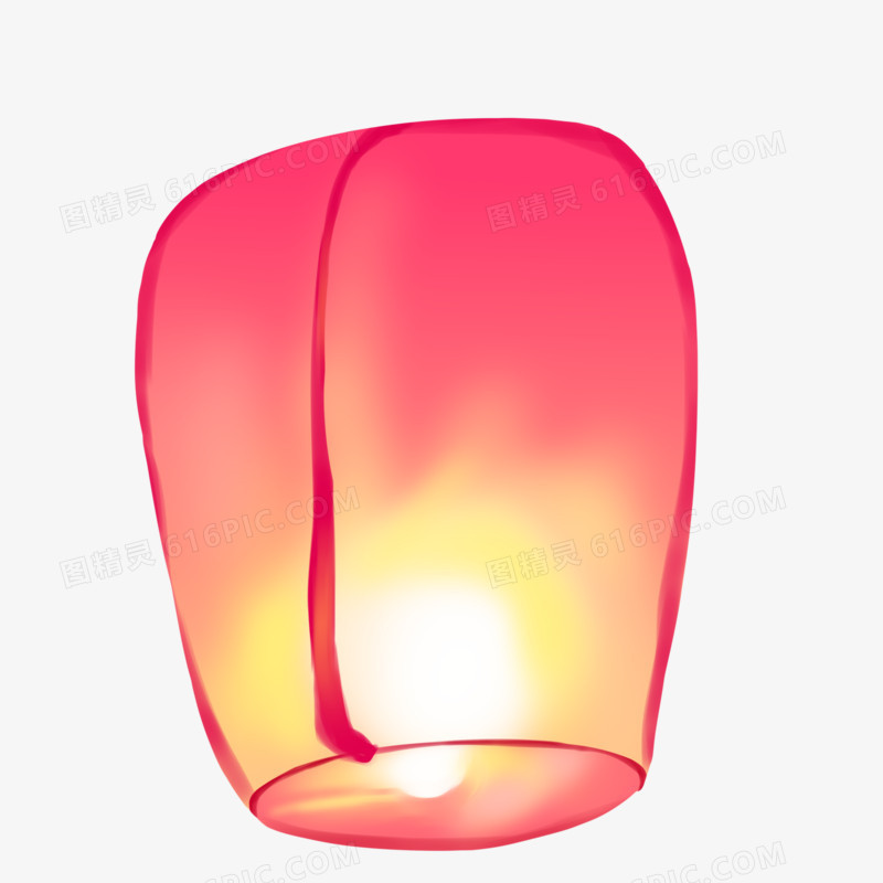 孔明灯照亮希望夜空