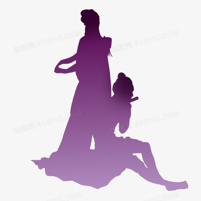 牛郎织女在一起浪漫剪影