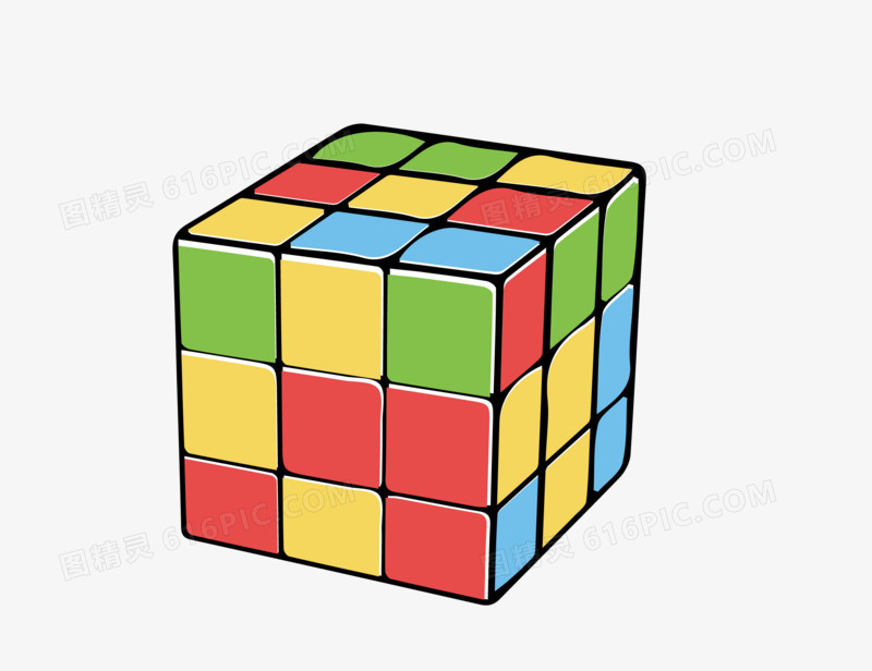 手绘卡通模仿玩具矢量图素材