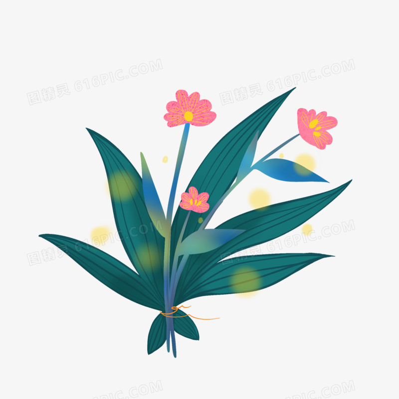 简单花束免抠元素