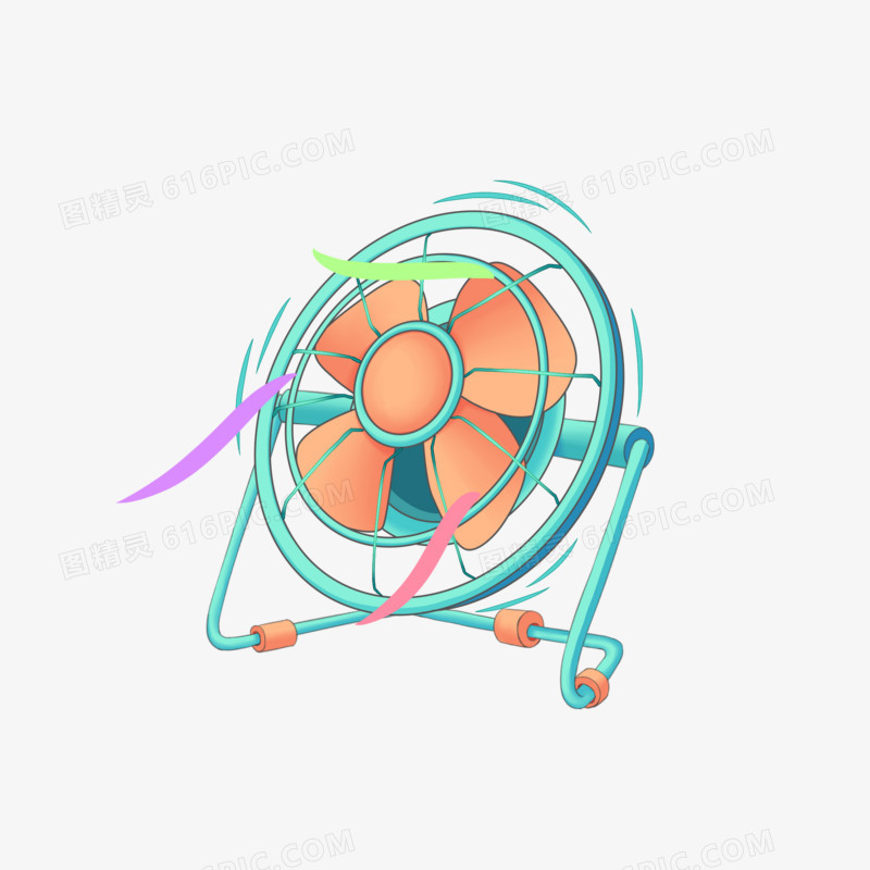 夏季高温携带小风扇
