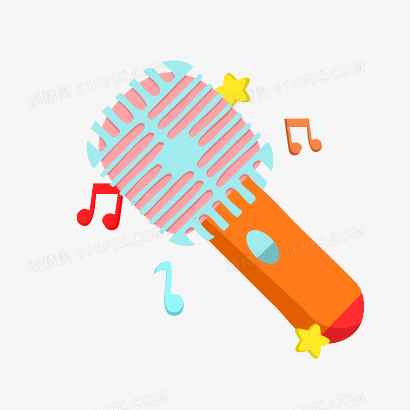 话筒音符免抠元素