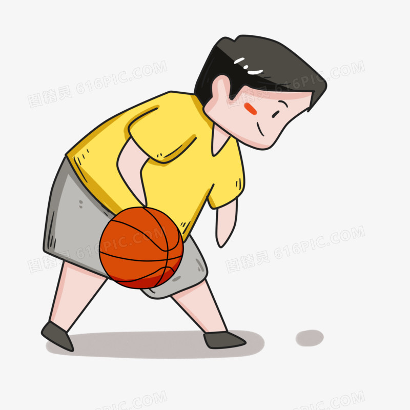 打篮球男孩运动