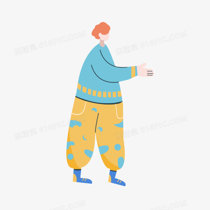商务办公扁平插画人物素材