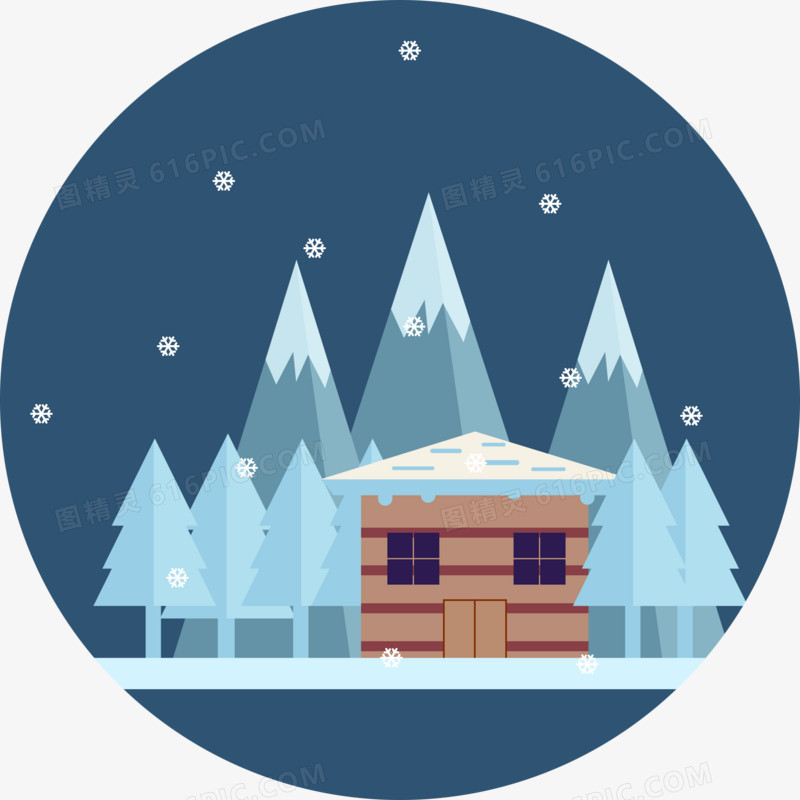 冬季唯美精致雪景