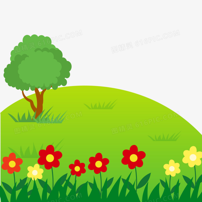 ai矢量绿色植被色草地草坪png免抠