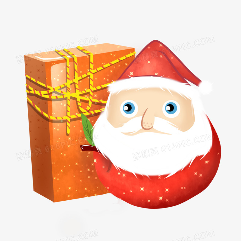 礼盒圣诞老人苹果创意平安夜礼物