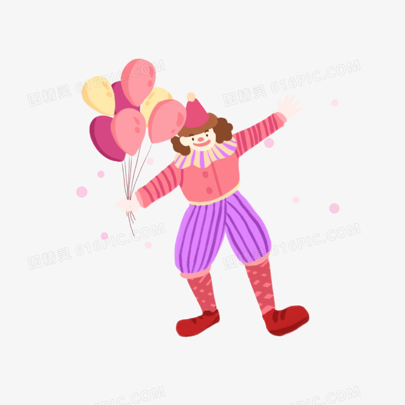 愚人节小丑服装气球