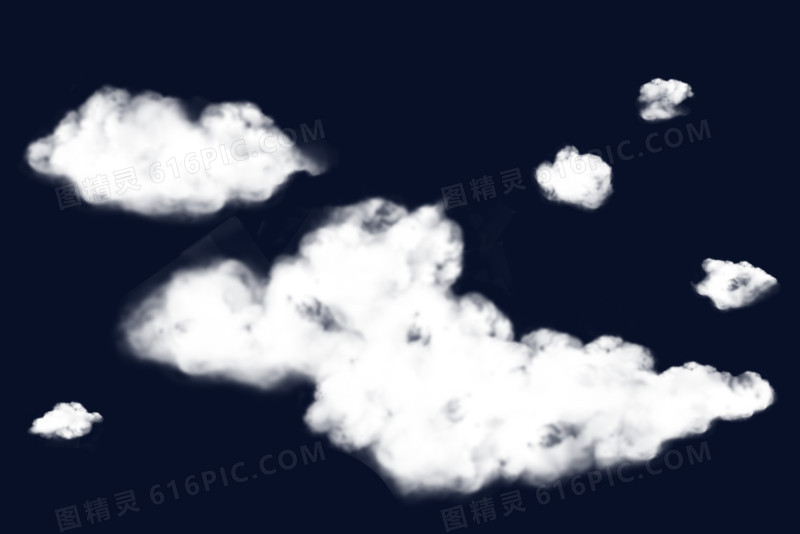 云朵云层漂浮元素