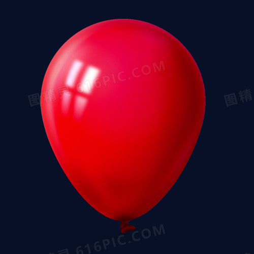 气球 红色气球 反光