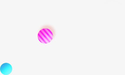 粉色条纹蓝色圆球
