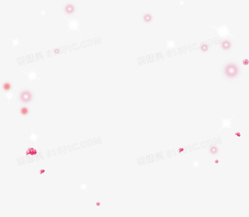粉色炫丽气泡装饰