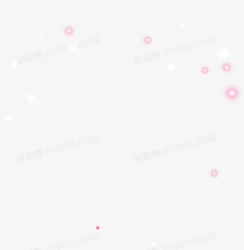 唯美梦幻粉色卡通气泡