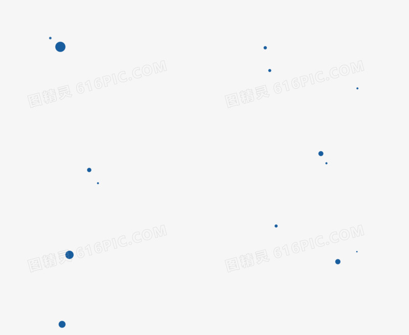 蓝色稀疏圆点