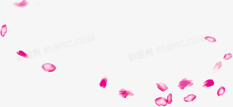粉色精美花瓣设计
