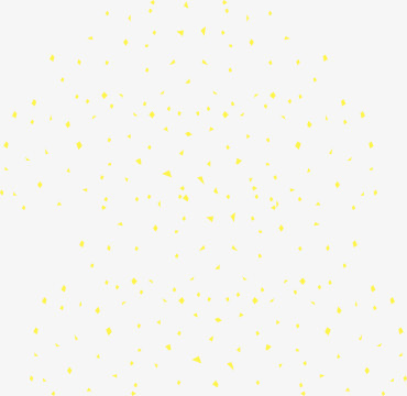 形状黄点漂浮