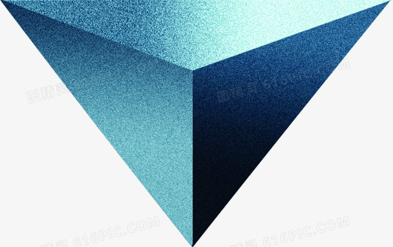 立体三角形海报企业文化设计