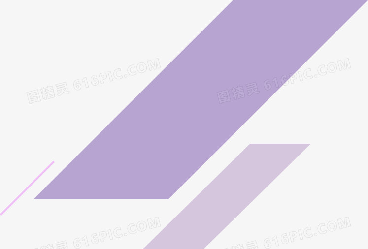 紫色透明几何体漂浮装饰