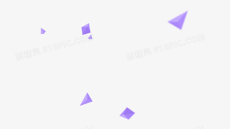 紫色矩形三角形