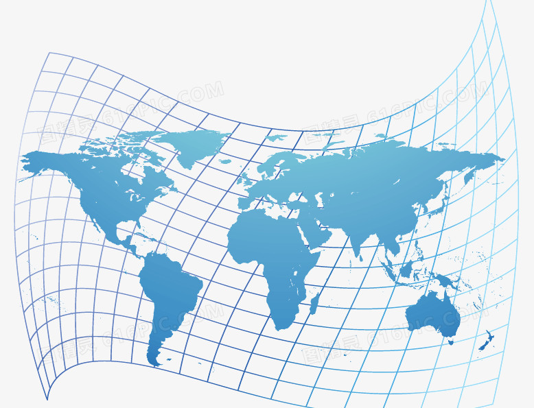 世界地图网格