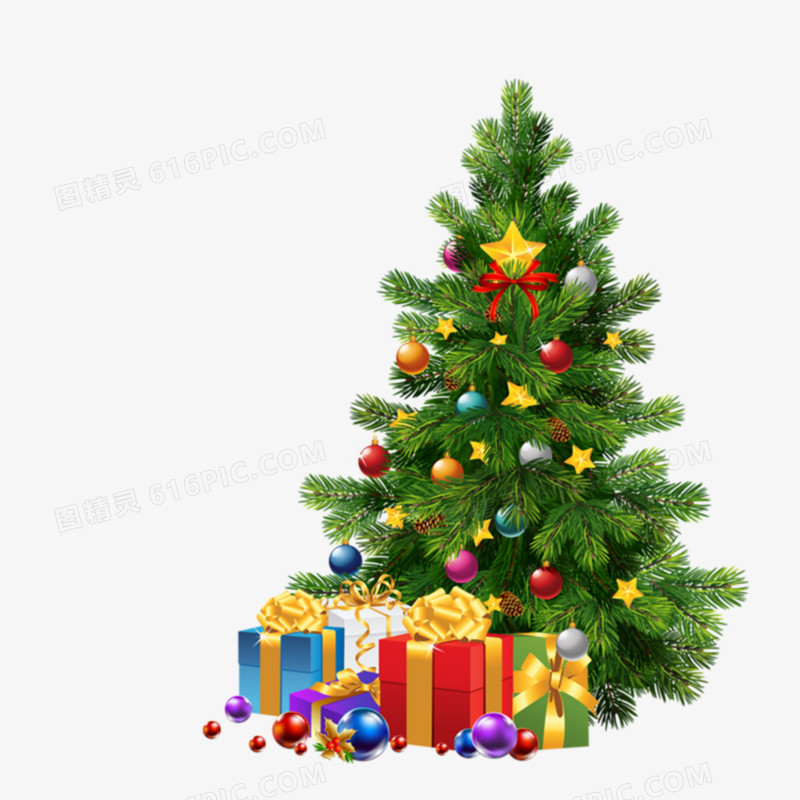 圣诞节圣诞树高清免抠图素材