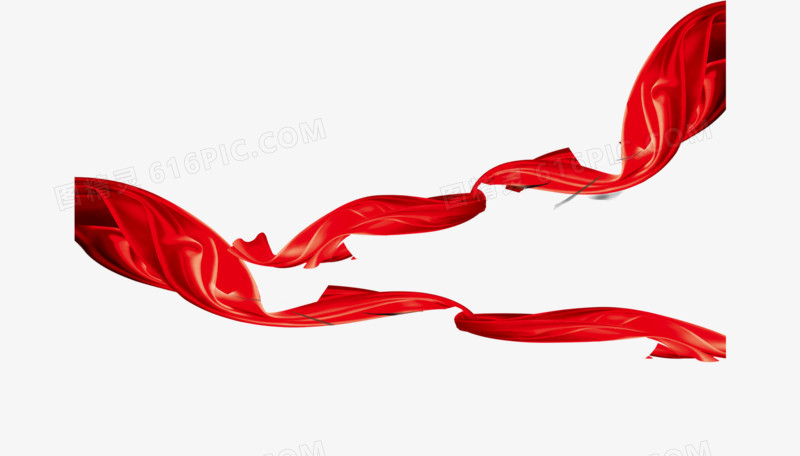 唯美精美红色丝带彩带飘带