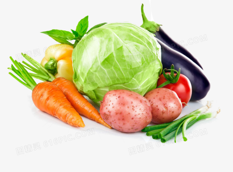 手绘3d水果素材水果图标 蔬菜
