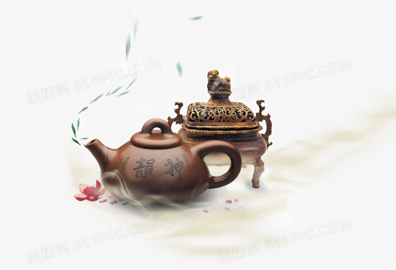 中国风茶叶茶文化茶具