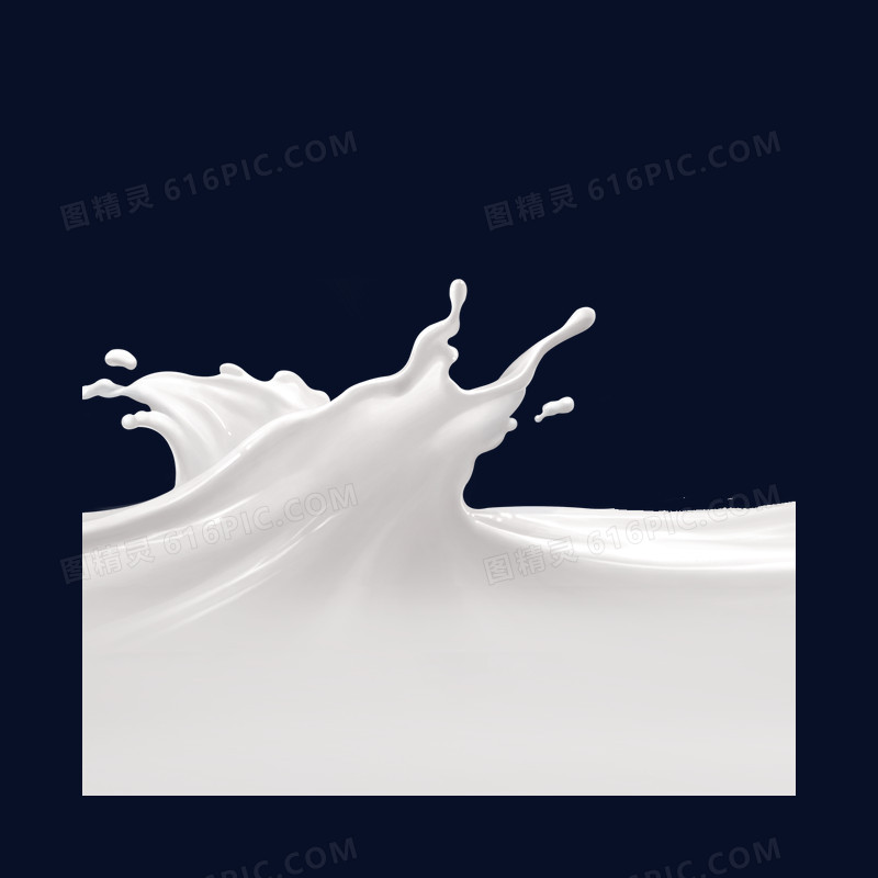 牛奶素材装饰图案
