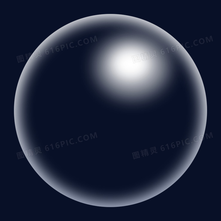 透明的泡沫球