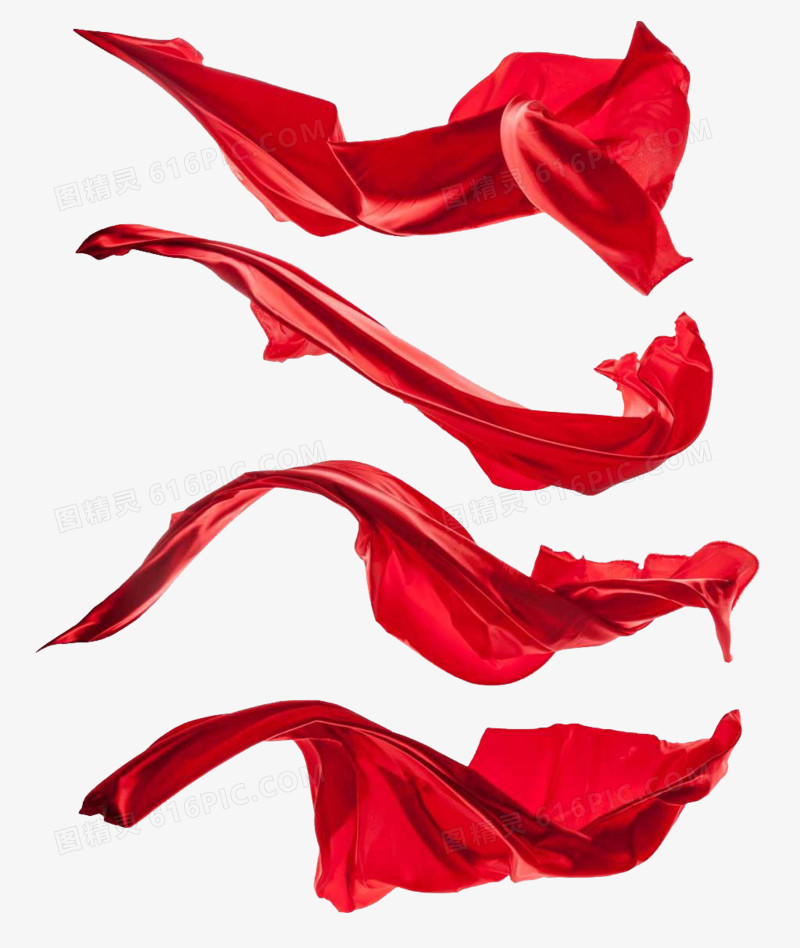红色丝绸 