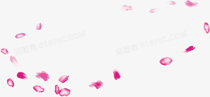 粉色漂浮花瓣婚庆