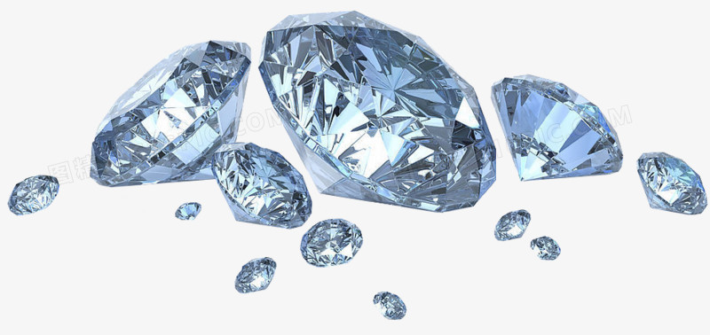 钻石漂浮元素