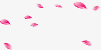 飘散飞舞的粉色花瓣