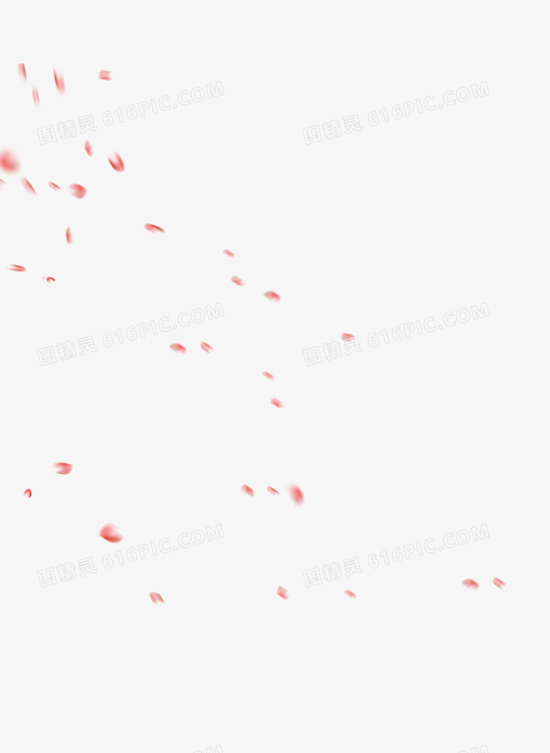 飞舞唯美浅粉花瓣